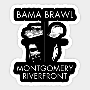 Alabama Brawl Montgomery Riverfront Brawl Sticker